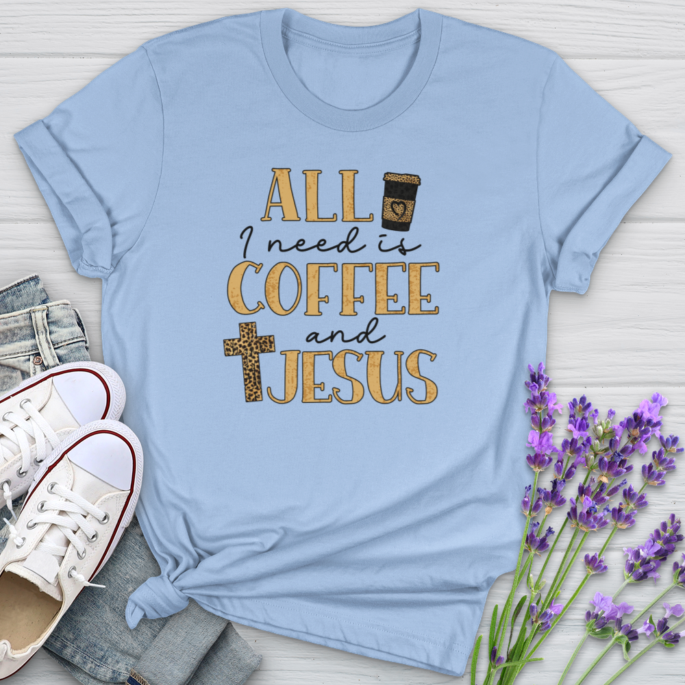 All I Need Is Coffee & Jesus Softstyle Tee