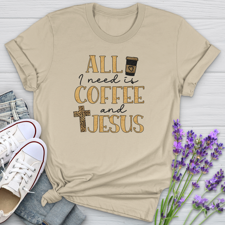 All I Need Is Coffee & Jesus Softstyle Tee