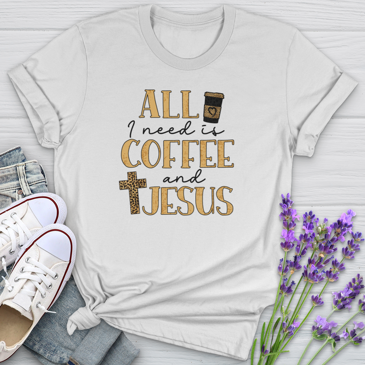 All I Need Is Coffee & Jesus Softstyle Tee