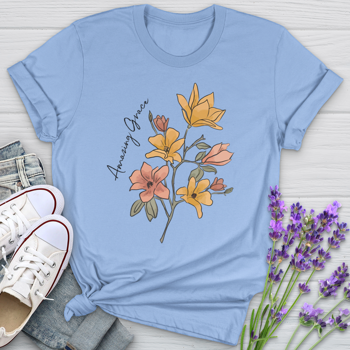 Amazing Grace Flowers Softstyle Tee