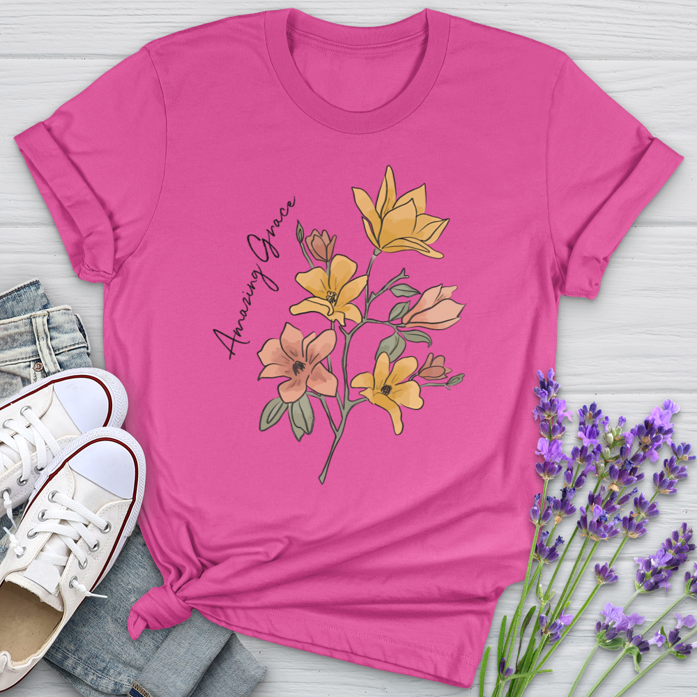 Amazing Grace Flowers Softstyle Tee