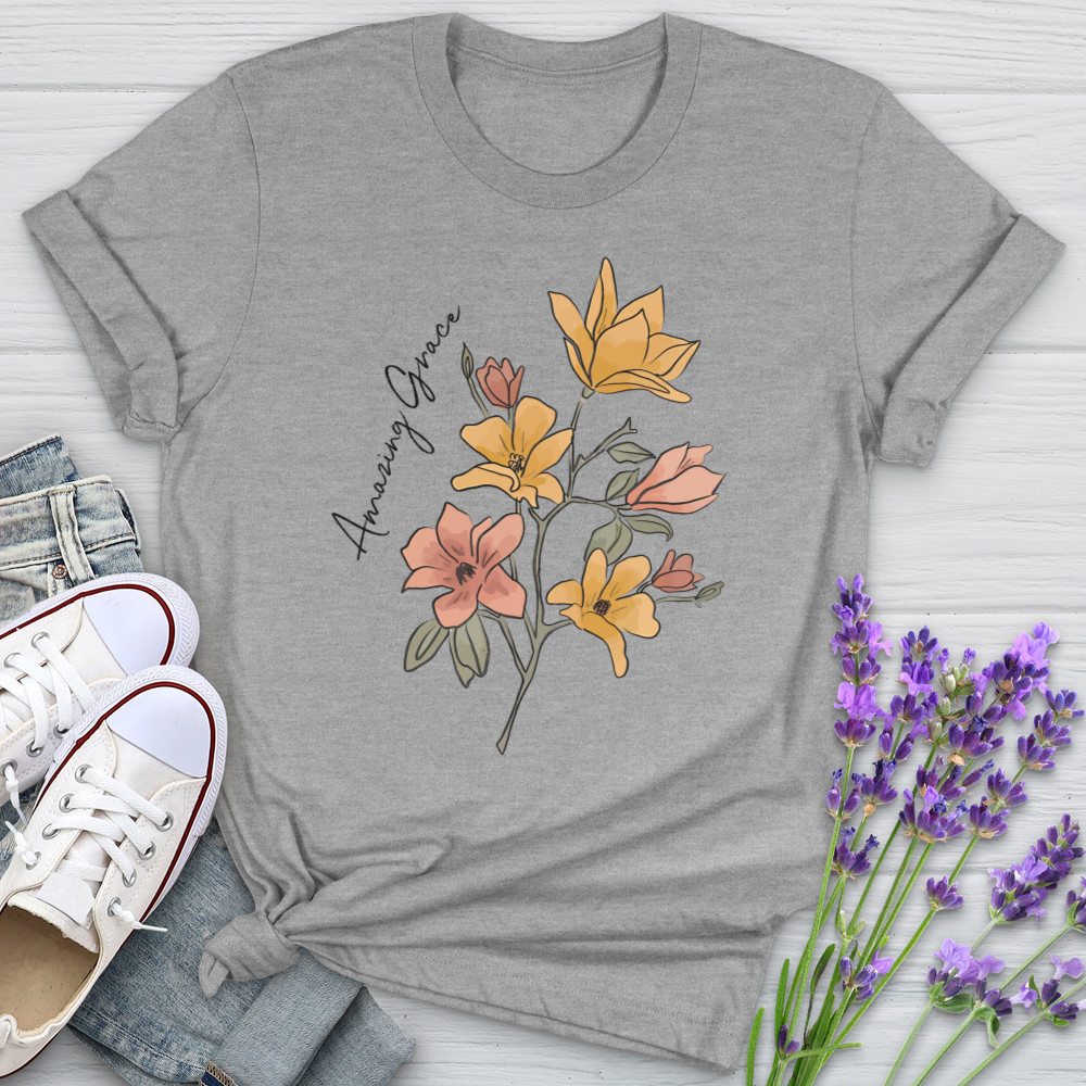 Amazing Grace Flowers Softstyle Tee