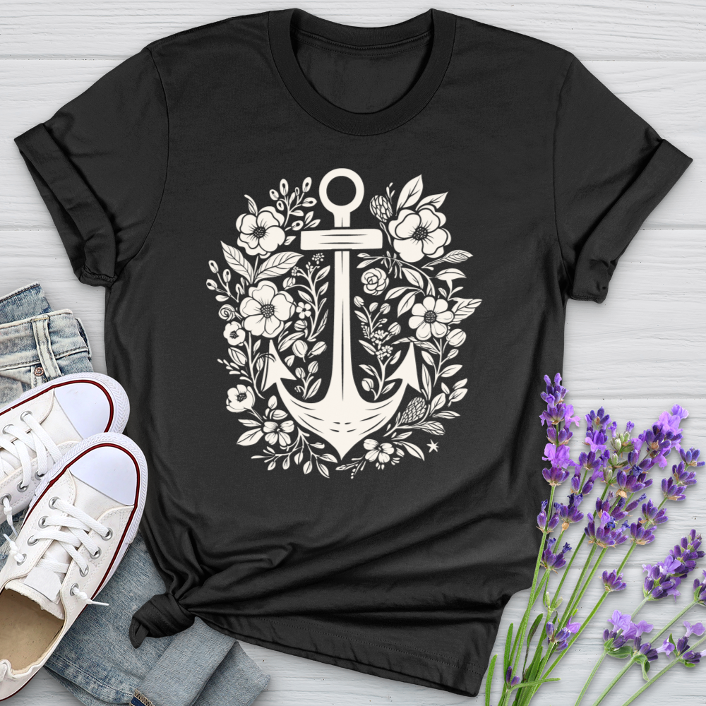 Anchor Flower Softstyle Tee