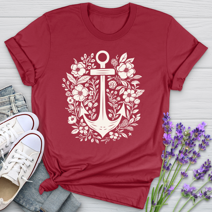 Anchor Flower Softstyle Tee