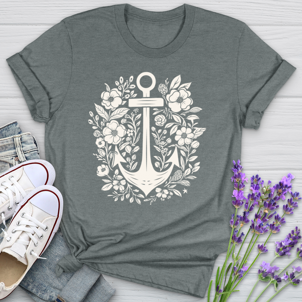 Anchor Flower Softstyle Tee