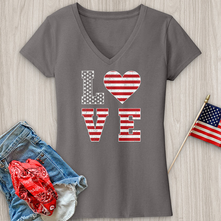 LOVE V-Neck Tee