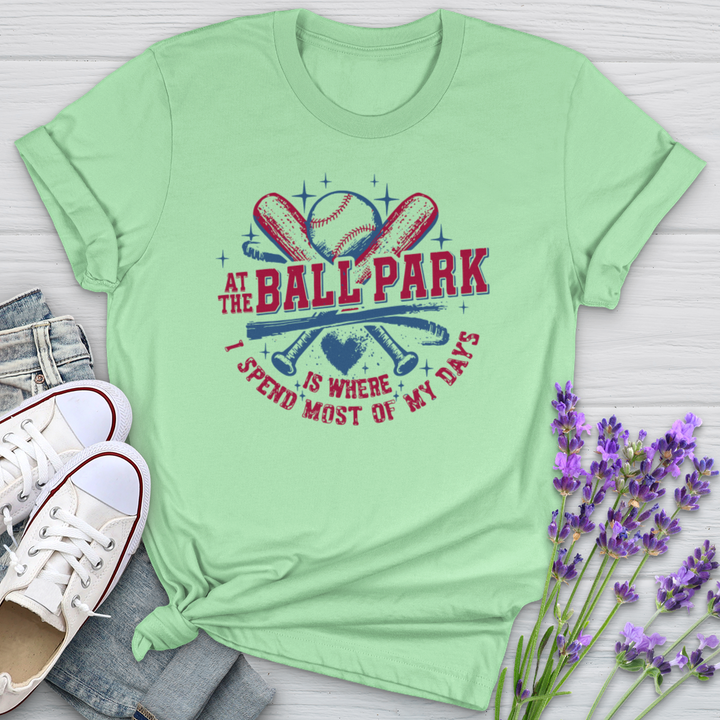 At The Ball Park Softstyle Tee