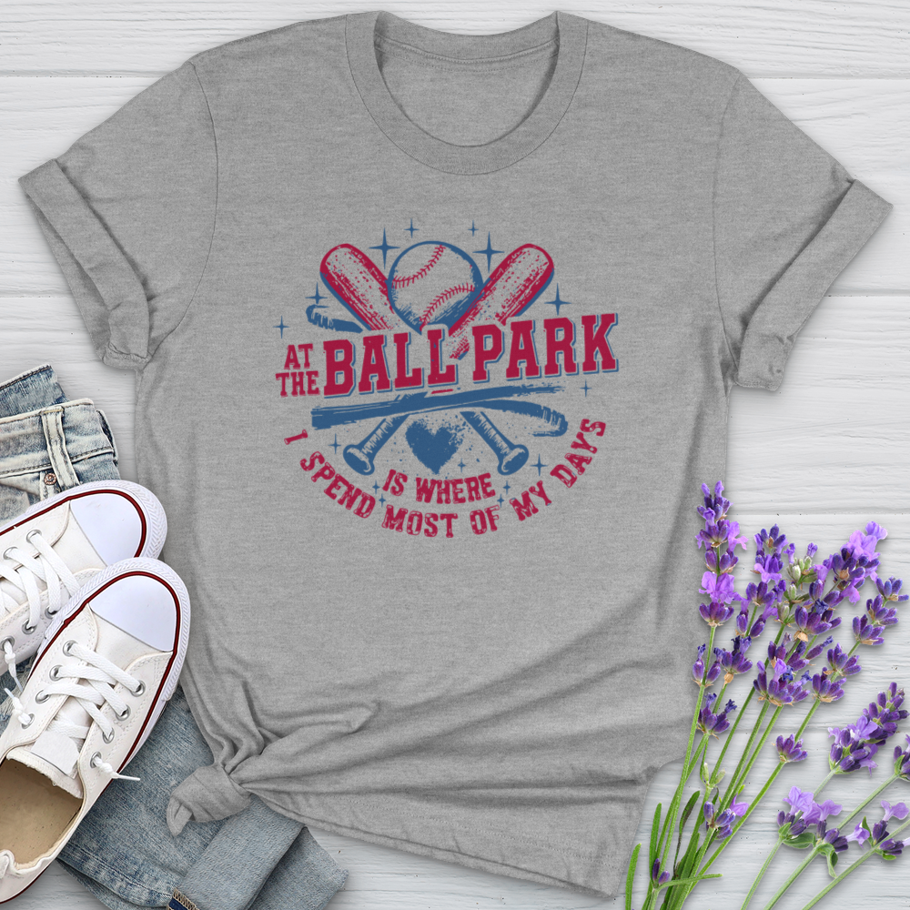 At The Ball Park Softstyle Tee