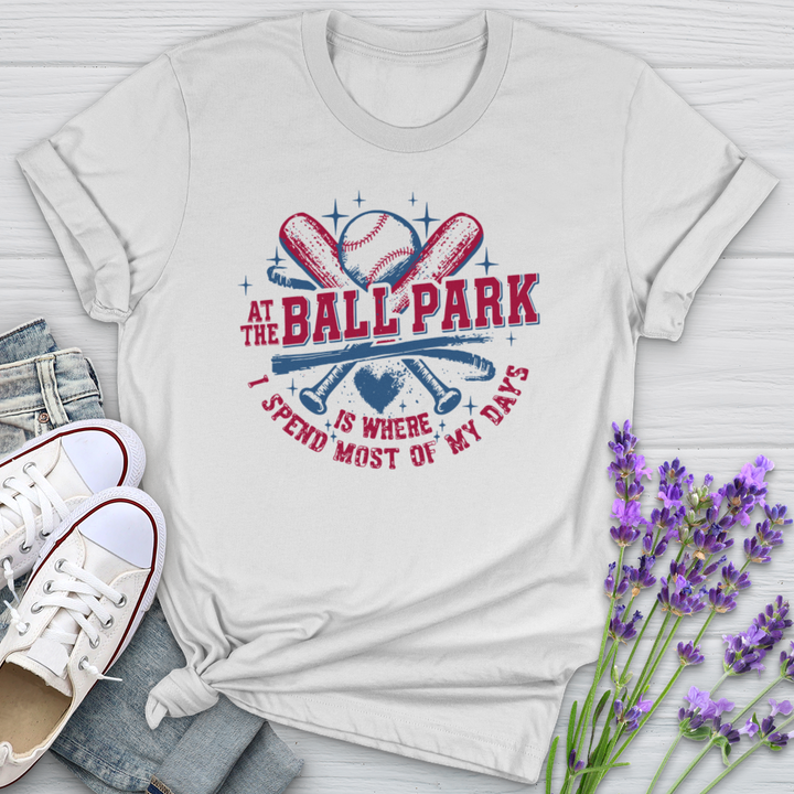 At The Ball Park Softstyle Tee