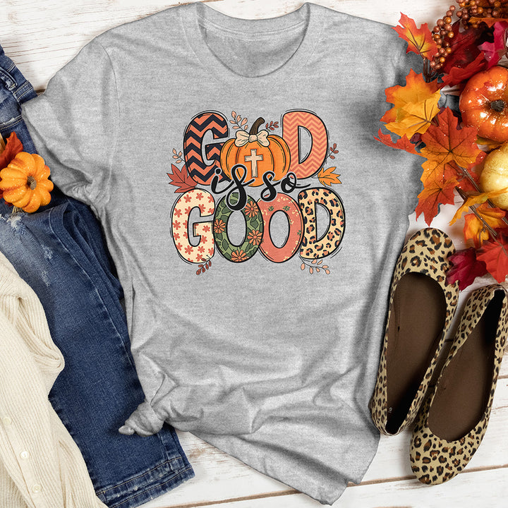 God Is So Good Fall Heathered Tee