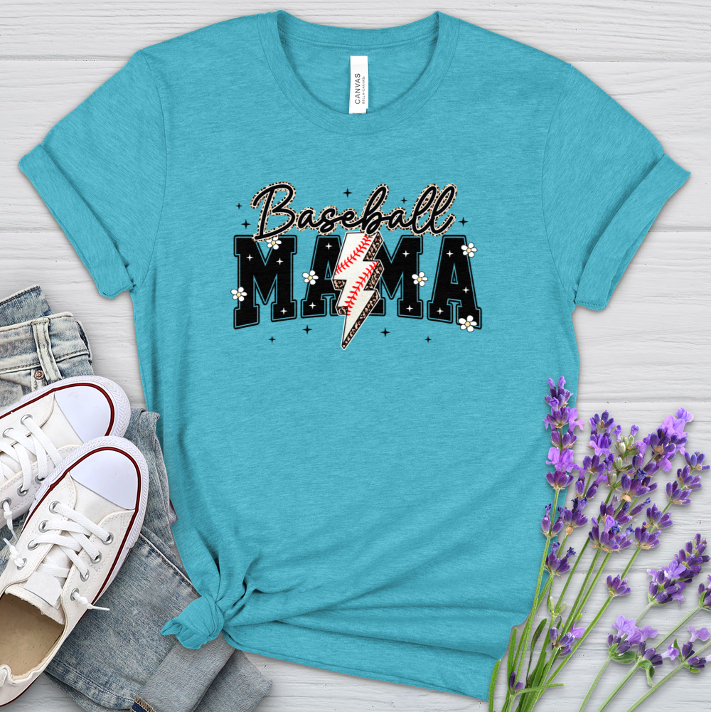 Baseball Mama Heathered Tee