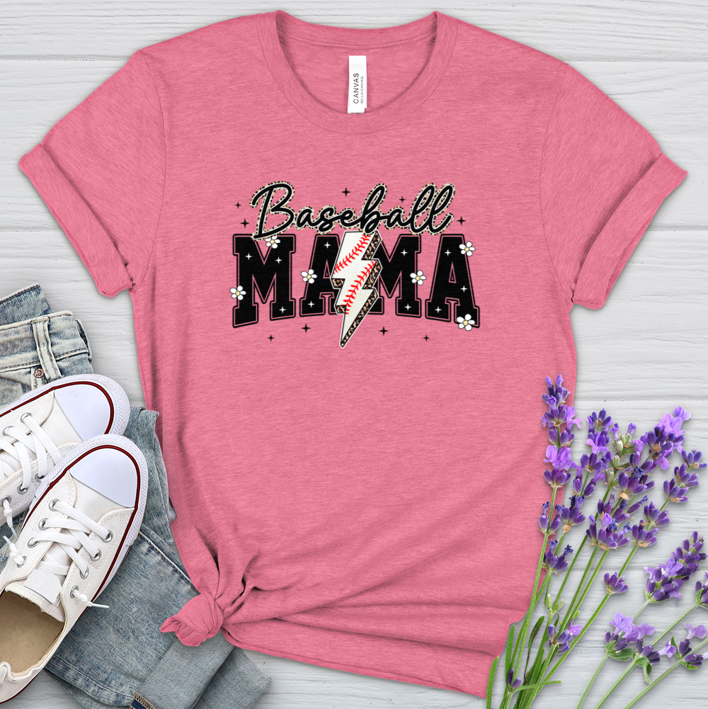 Baseball Mama Heathered Tee