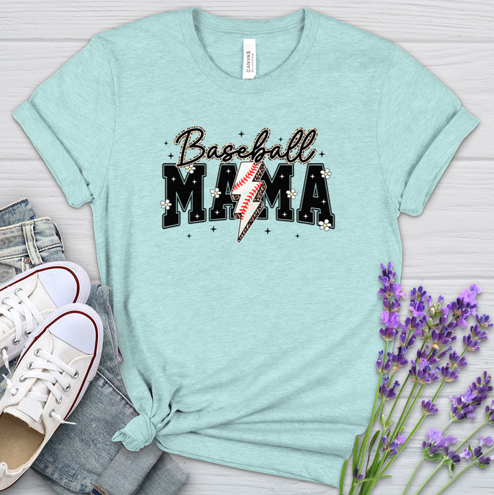 Baseball Mama Heathered Tee