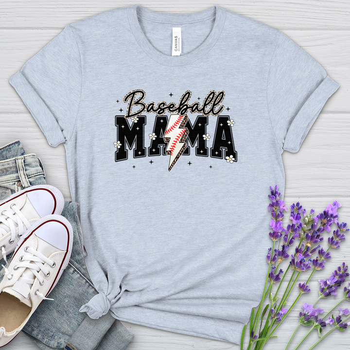 Baseball Mama Heathered Tee