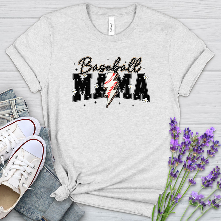 Baseball Mama Heathered Tee