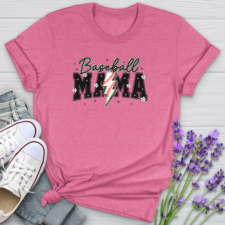 Baseball Mama Softstyle Tee