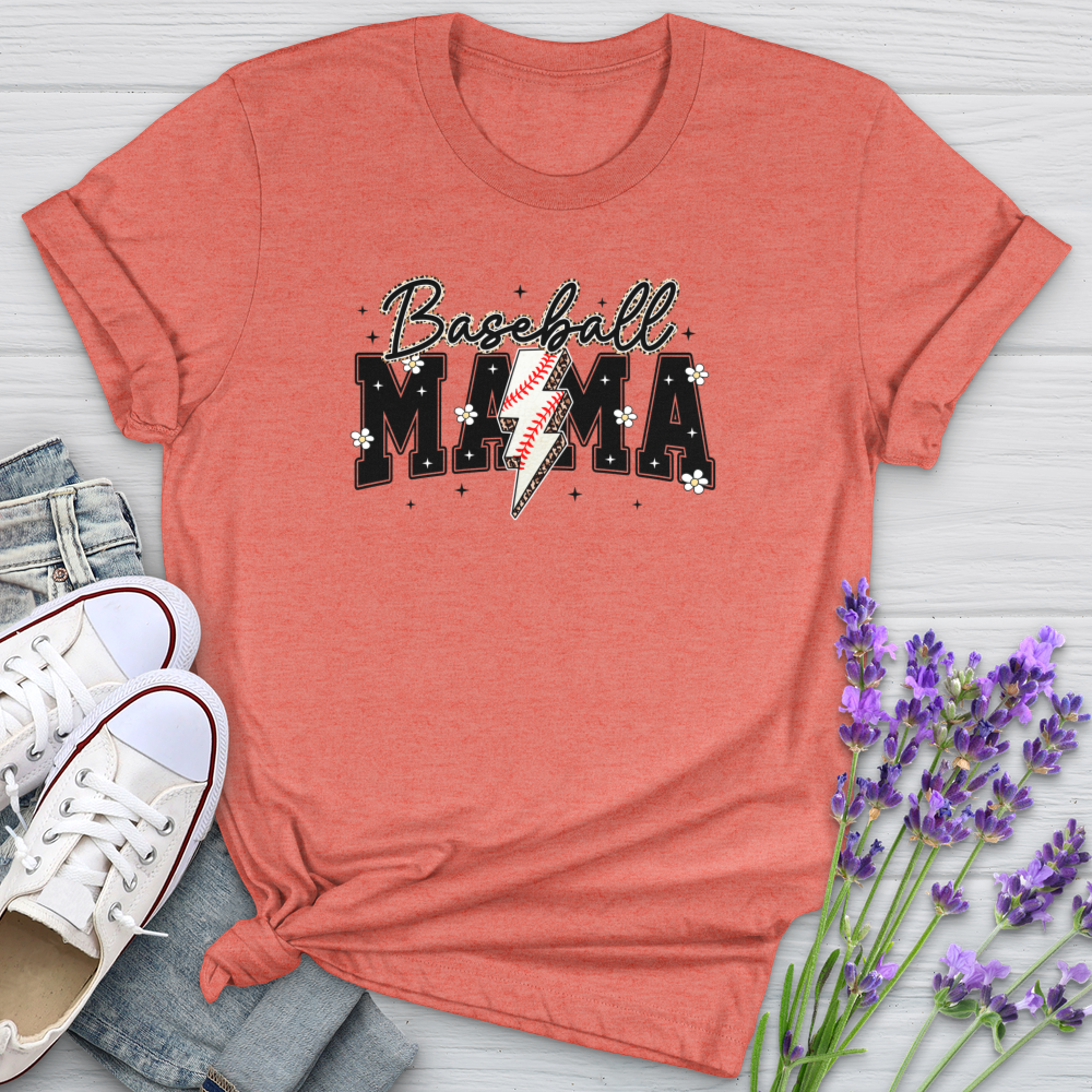 Baseball Mama Softstyle Tee