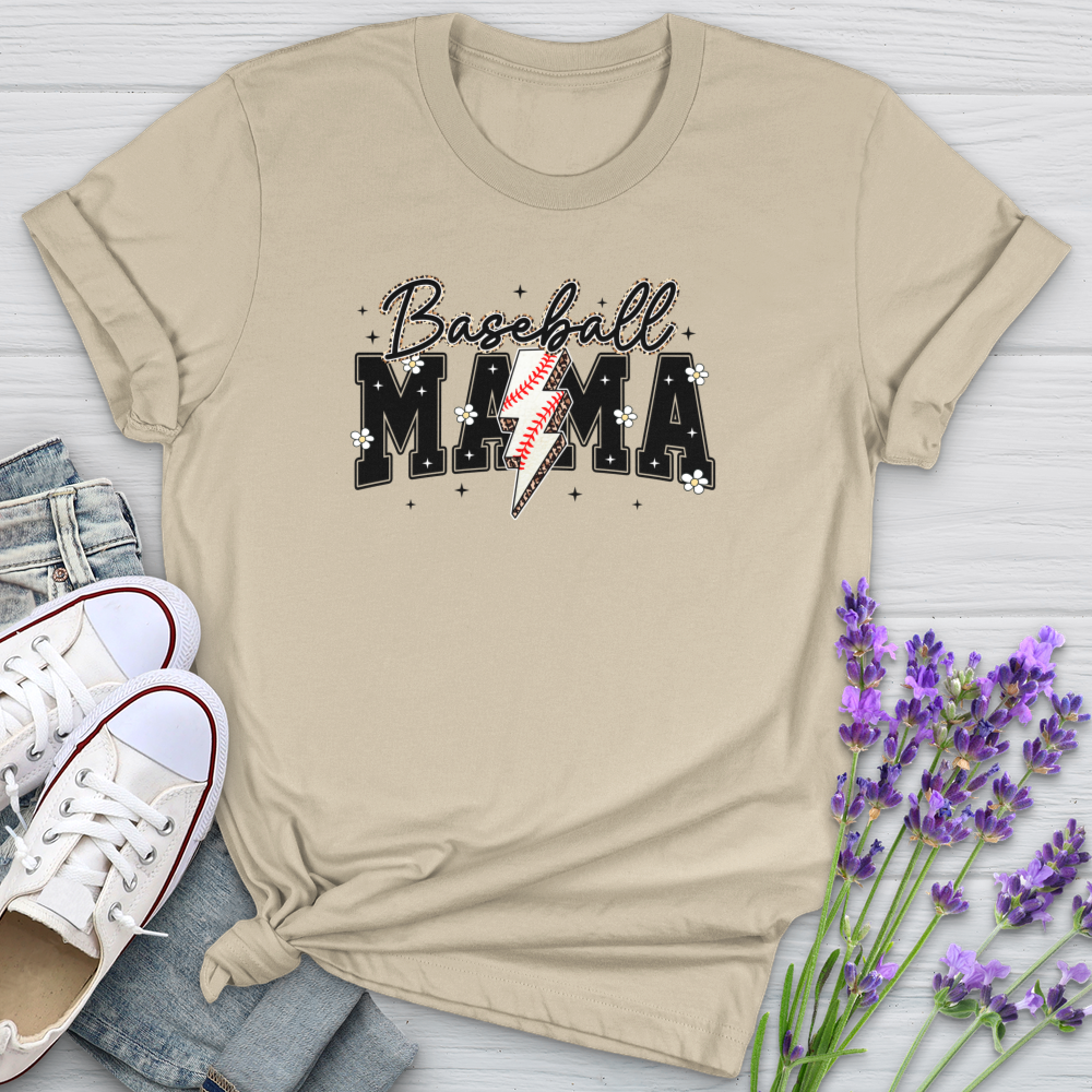 Baseball Mama Softstyle Tee