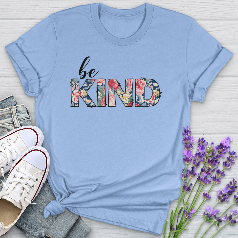 Be Kind Flowers Softstyle Tee