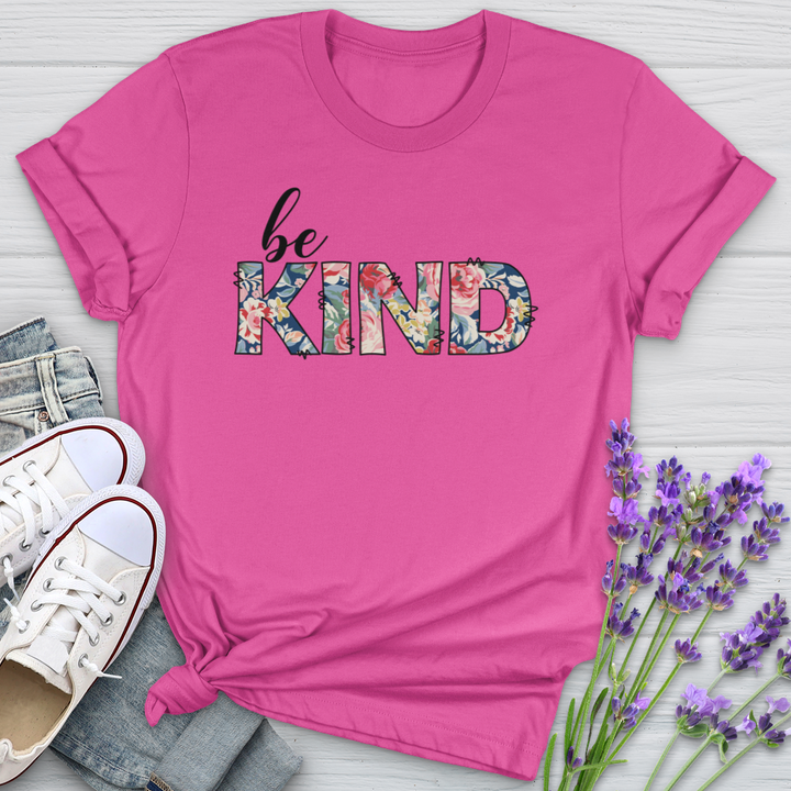 Be Kind Flowers Softstyle Tee