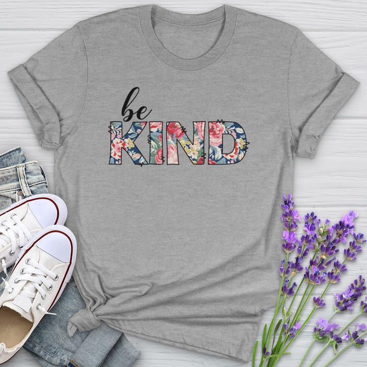 Be Kind Flowers Softstyle Tee