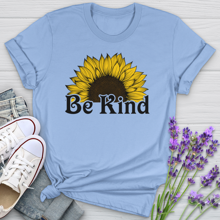 Be Kind Half Flower Softstyle Tee