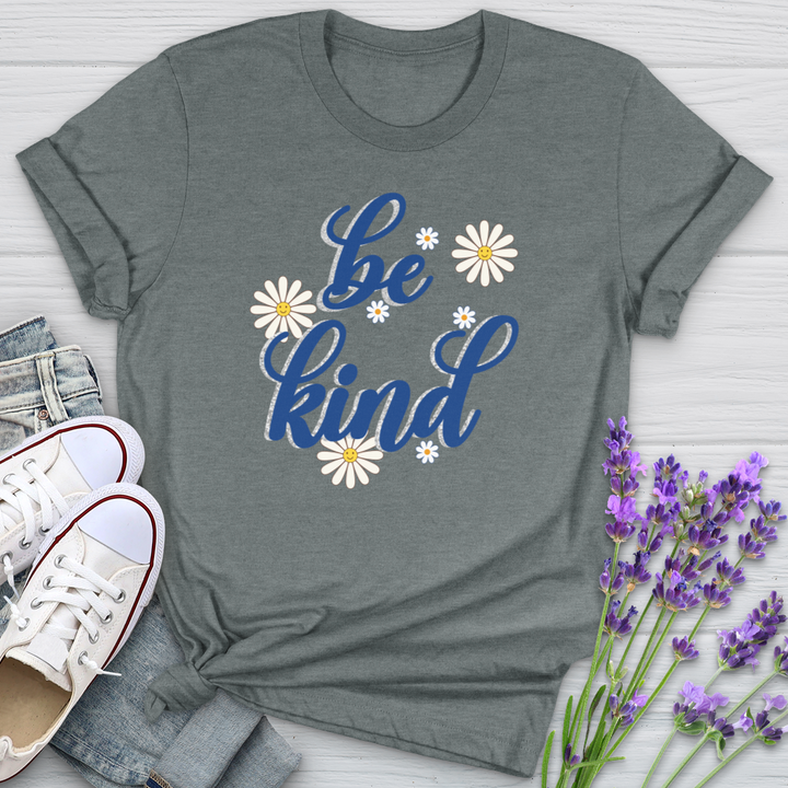 Be Kind Happy Daisies Softstyle Tee