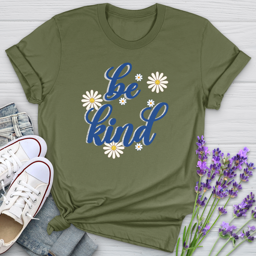 Be Kind Happy Daisies Softstyle Tee