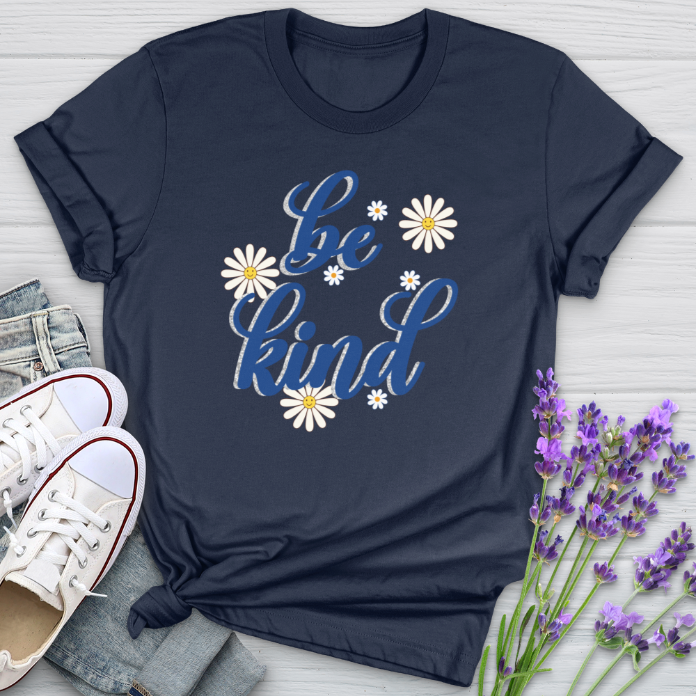 Be Kind Happy Daisies Softstyle Tee