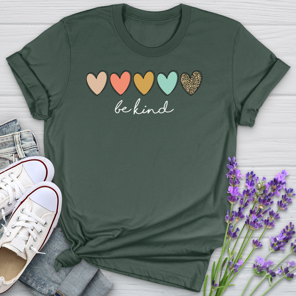 Be Kind Hearts Softstyle Tee