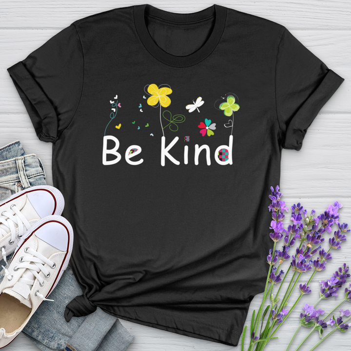 Be Kind Spring Garden Softstyle Tee