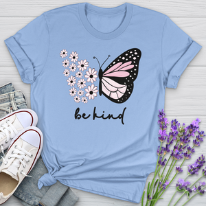 Be Kind Sunflower Butterfly Softstyle Tee