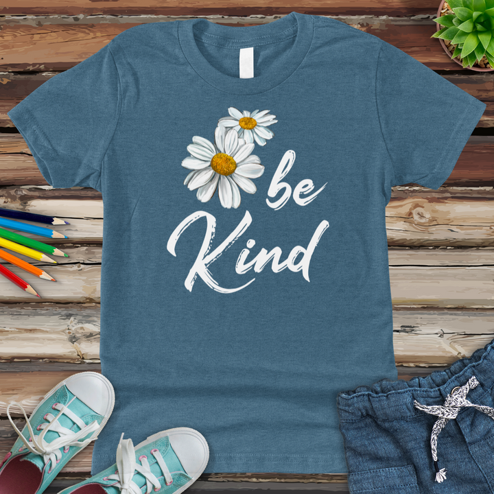 Be Kind Youth Heathered Tee