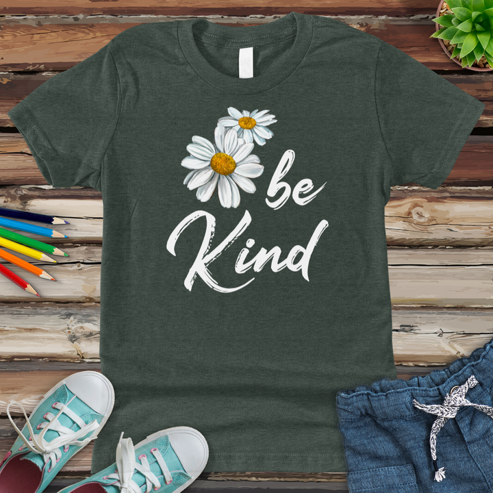 Be Kind Youth Heathered Tee