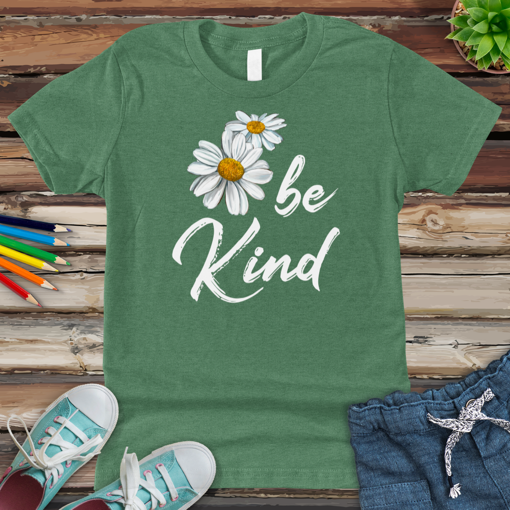 Be Kind Youth Heathered Tee