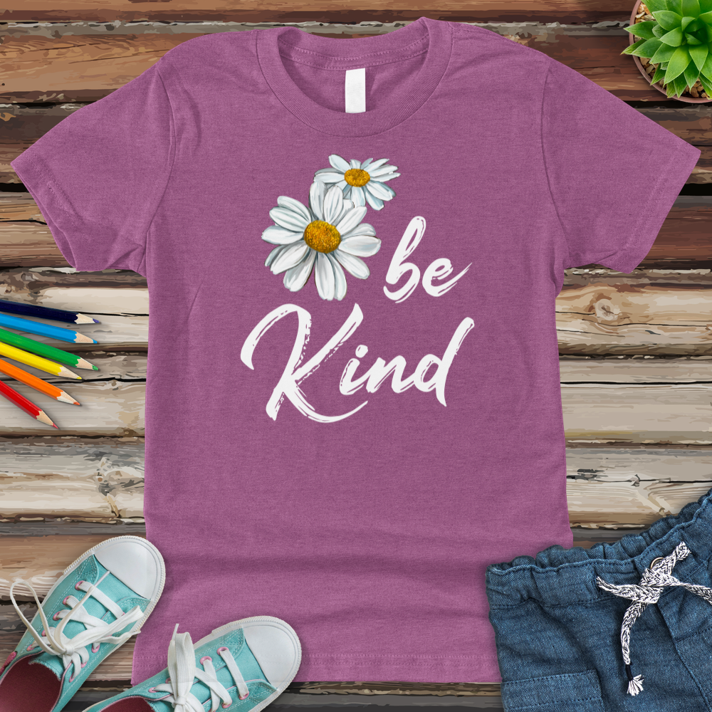 Be Kind Youth Heathered Tee