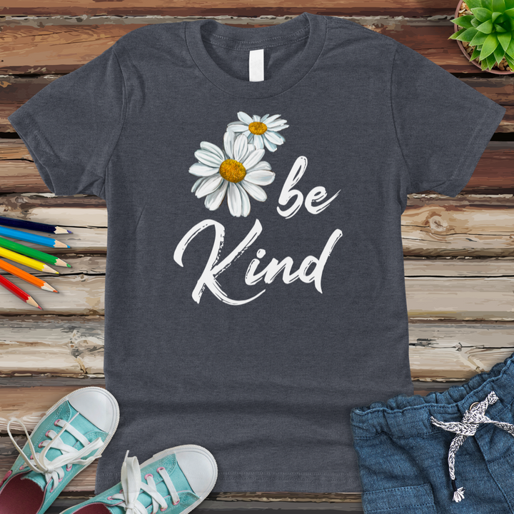 Be Kind Youth Heathered Tee