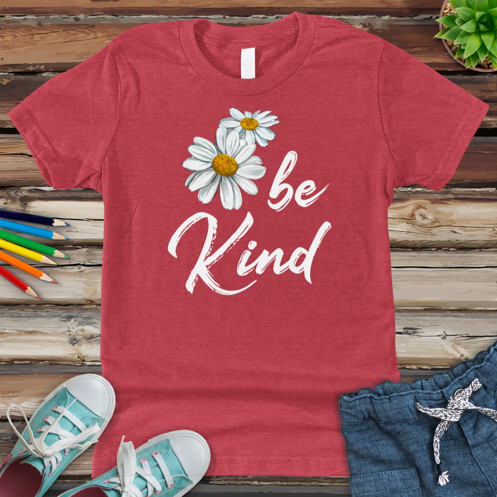 Be Kind Youth Heathered Tee