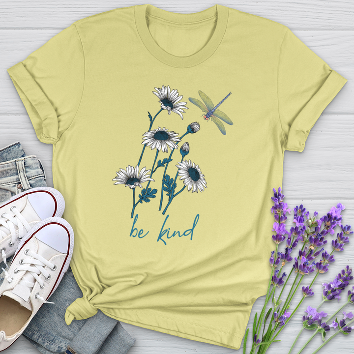 Be Kind daisy Flower Softstyle Tee