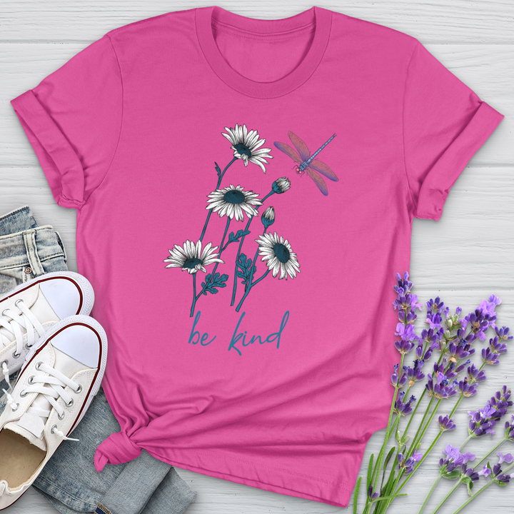 Be Kind daisy Flower Softstyle Tee