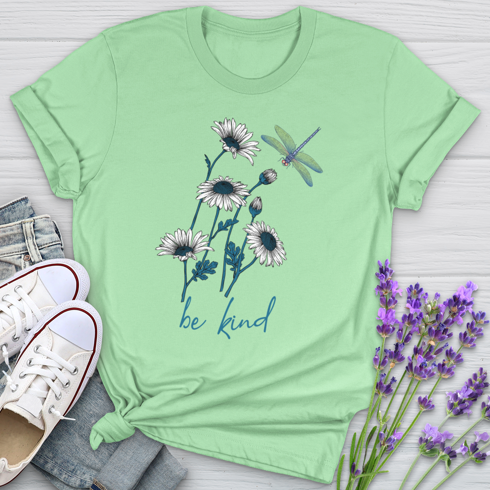 Be Kind daisy Flower Softstyle Tee