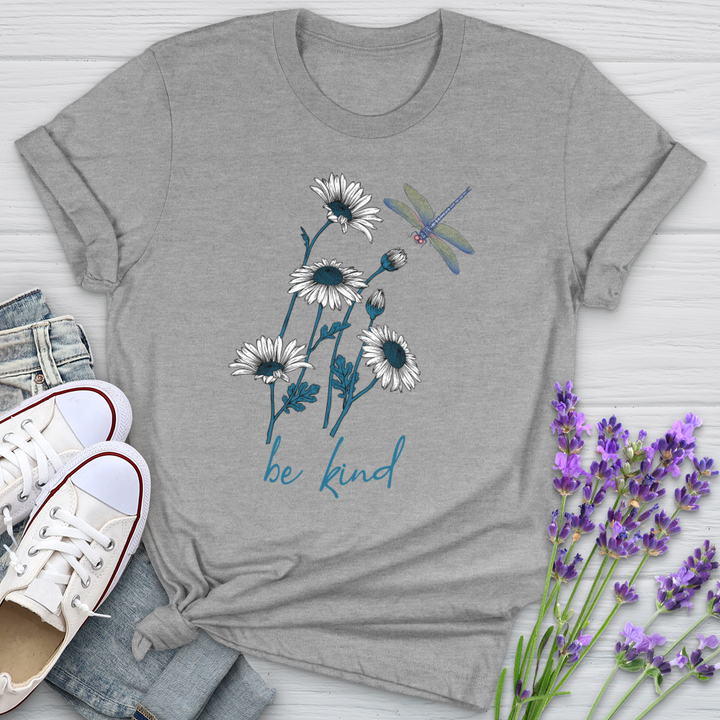 Be Kind daisy Flower Softstyle Tee