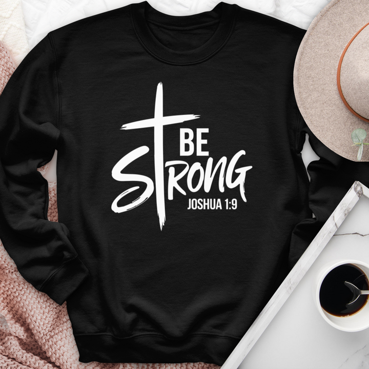 Be Strong Cross Crewneck