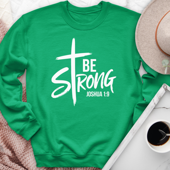 Be Strong Cross Crewneck