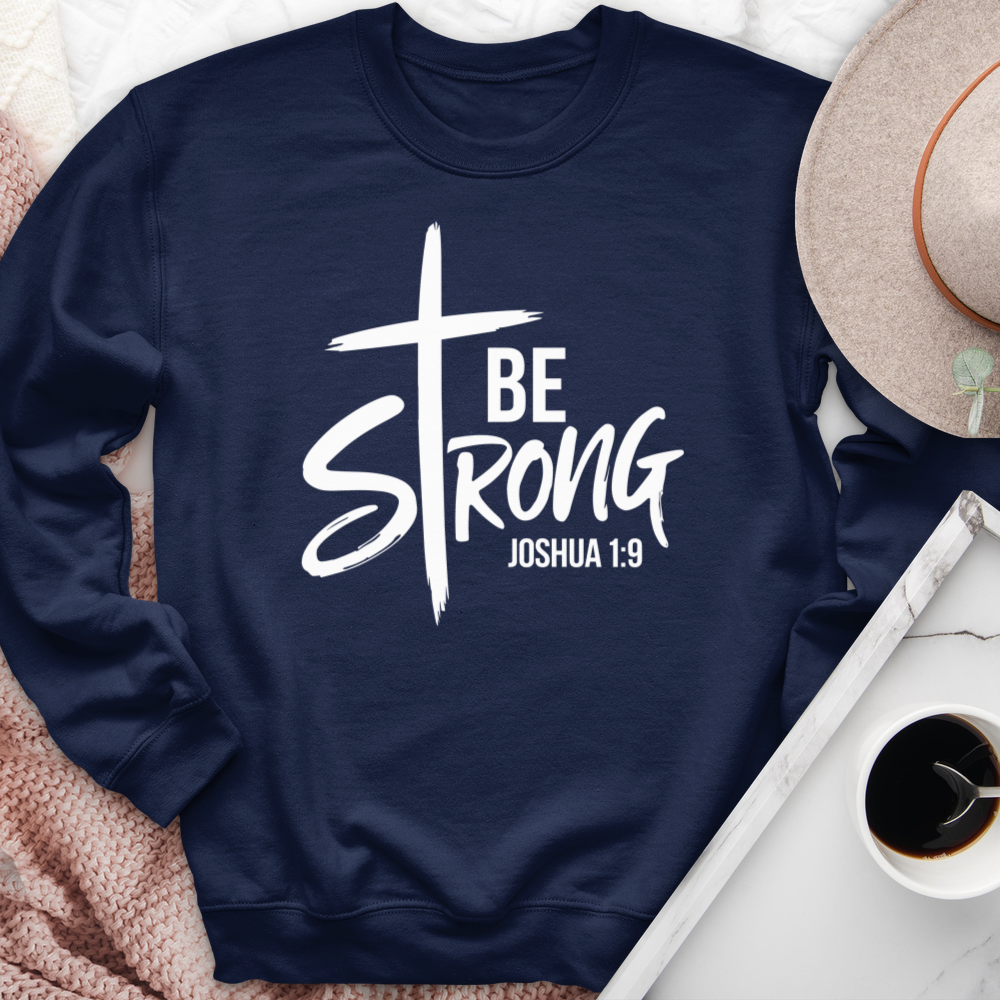 Be Strong Cross Crewneck