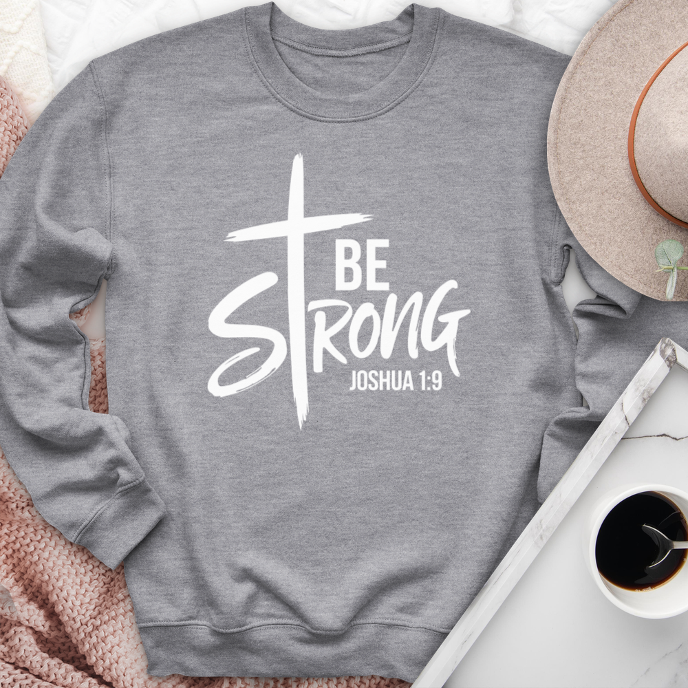 Be Strong Cross Crewneck