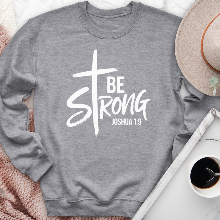 Be Strong Cross Crewneck