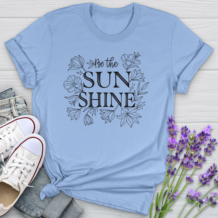 Be the Sunshine Flowers Softstyle Tee