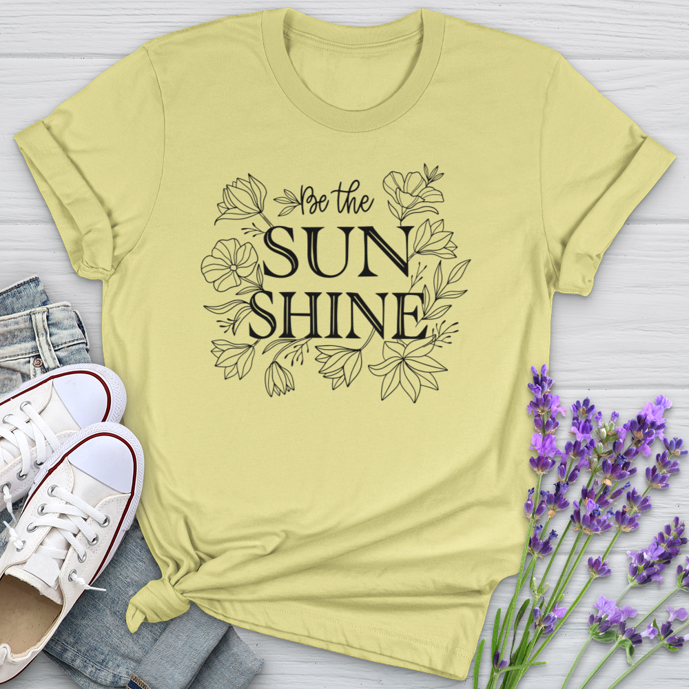 Be the Sunshine Flowers Softstyle Tee