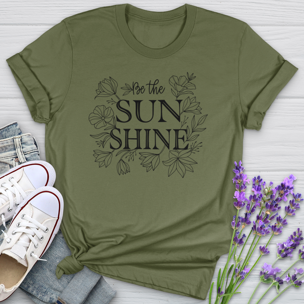 Be the Sunshine Flowers Softstyle Tee